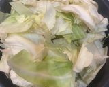 豚こまとキャベツのオイマヨソテー作り方1写真