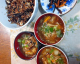 夏の赤だし！松山あげと揚げ茄子と茗荷作り方24写真