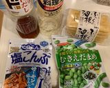 簡単　枝豆めし　むき枝まめ塩こんぶごはん作り方1写真