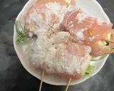 ササミのチーズと三つ葉ロール☘️作り方4写真