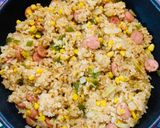 カレーピラフミニ目玉焼き乗せ●夏休みご飯作り方11写真