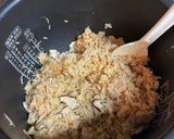 鶏もも肉と2種のきのこの炊き込みご飯作り方6写真