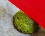 ★低糖質‼アーモンドのレーズン抹茶ぱん♪作り方5写真