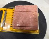 サイコロスパム卵焼き＆沢庵＆胡瓜浅漬け丼作り方4写真