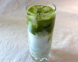 わらび餅入り✨ひんやりトロン💕抹茶ラテ作り方6写真