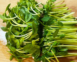 節約＆栄養◎厚揚げ・しめじ・豆苗の炒め作り方5写真