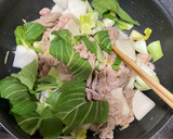 柔らか豚肉と大根&青梗菜の炒め物作り方8写真