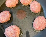 ハンバーグとしめじと茄子のトマト煮込み♡作り方4写真