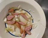 お一人様レンジ洋風棒棒鶏味豚平焼き風作り方5写真