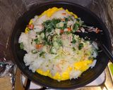 かにつゆでカニかま炒飯作り方3写真
