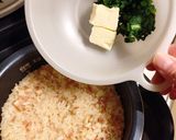 ツナ缶汁と大根菜っ葉の洋風炊き込みご飯作り方4写真
