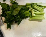 さつまいもとかぼちゃ、根菜のお味噌汁　秋だね作り方3写真