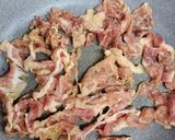 白菜と味噌漬け豚肉の和風パスタ作り方3写真