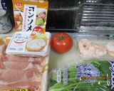 豚肉とトマトのコンソメクリームチーズ煮😋作り方1写真