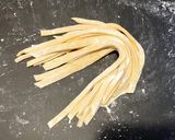 ゆで卵で作った麺と生卵で作った麺の食べ比べ作り方16写真