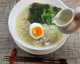 磯の香り！ワカメ塩ラーメン作り方6写真