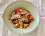 レンジで作る蒸し茄子とミニトマトの中華風作り方8写真