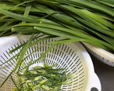 ニラは蕾も花も食べられる♪つぼみの天ぷら作り方1写真