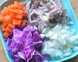 トリッパ風　豚ガツと野菜のトマト煮込み♪作り方1写真
