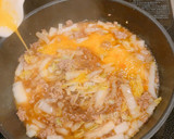 仕上げは溶き卵！白菜を使った麻婆春雨作り方9写真