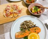 今更ながら♪ 基本の鮭のムニエル　きのこ添え作り方10写真