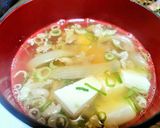 レトルト牛丼を使って大阪 名物肉吸い作り方8写真