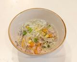 (大人用)野菜入りミルクパン粥作り方2写真