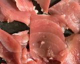 簡単　マグロとほうれん草の炒め物作り方4写真