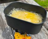 ▲山ごはん▲いちご煮クリームパスタ作り方1写真