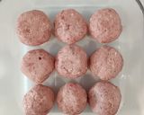 レンジで豆腐入りミートボール作り方3写真