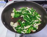 シラス、菜の花、エリンギの和風パスタ作り方8写真
