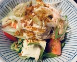 蒸鶏と豆腐の胡麻サラダ作り方5写真