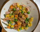 全てレンジ冷めても美味しい餃子炒飯弁当作り方5写真