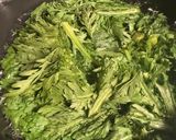 長芋と春菊のにんにく醤油漬け作り方2写真
