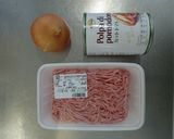 焼きそば粉末ソースでトマト煮込ハンバーグ作り方1写真
