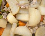 大根と豚肉のうま煮作り方3写真