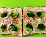 ズワイ蟹と玉ねぎのチーズトースト作り方6写真