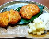焼きさつま揚げ 発酵新玉葱・8㎜角新生姜作り方2写真