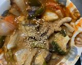 簡単オイ味噌トマト味回鍋肉風甘酢酢豚作り方18写真