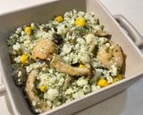 海老とあおさのマッシュポテトグラタン作り方3写真