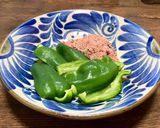 冷たいパリパリピーマンのコンビーフ添え作り方5写真