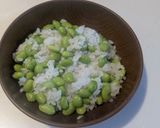 【タンパク質15g】枝豆とゆかり混ぜご飯作り方2写真
