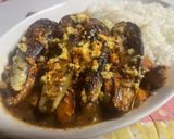 茄子の揚げびたしカレー作り方11写真