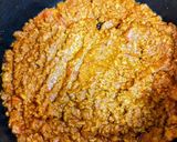 夏の夕飯!ブロッコリー豚肉ドライカレー丼作り方3写真