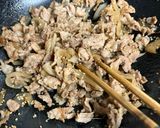 豚こま切れ肉で！三色丼作り方2写真