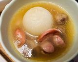 プチ新玉ねぎ&コンソメバタースープ作り方8写真