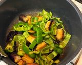 【作り置き副菜】簡単茄子とピーマンの味噌バター作り方3写真