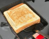 卵焼きパンでつくる卵トースト作り方5写真