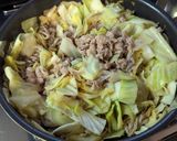 キャベツ大量消費！豚肉のオイスター炒め作り方5写真