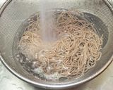 鶏とかいわれの冷たいお蕎麦作り方6写真